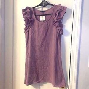 Ruffled Lavender Dress